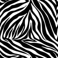 Vector animal print. Zebra ornament. Seamless pattern