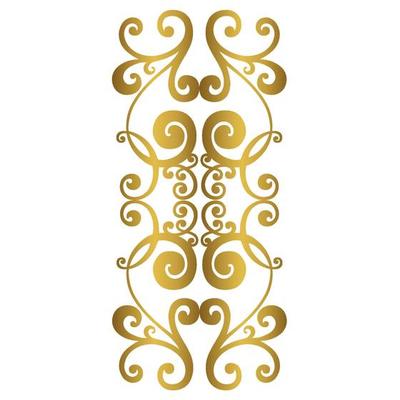 Vector damask vintage baroque scroll ornament swirl. Victorian monogram heraldic shield swirl. Retro floral leaf pattern border foliage antique  acanthus calligraphy engraved tattoo.Tile decor element