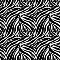 Vector animal print. Zebra ornament. Seamless pattern