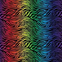 Vector animal print. Zebra ornament. Seamless pattern