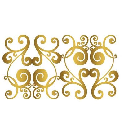 Vector damask vintage baroque scroll ornament swirl. Victorian monogram heraldic shield swirl. Retro floral leaf pattern border foliage antique  acanthus calligraphy engraved tattoo.Tile decor element