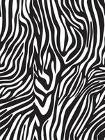 Vector animal print. Zebra ornament. Seamless pattern