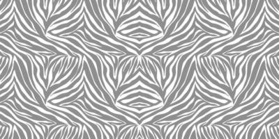 Vector animal print. Zebra ornament. Seamless pattern