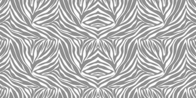 Vector animal print. Zebra ornament. Seamless pattern