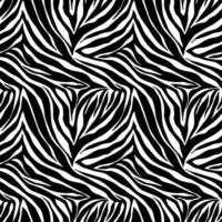 Vector animal print. Zebra ornament. Seamless pattern