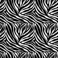 Vector animal print. Zebra ornament. Seamless pattern