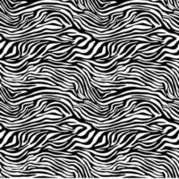 Vector animal print. Zebra ornament. Seamless pattern