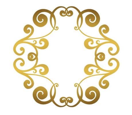 Vector damask vintage baroque scroll ornament swirl. Victorian monogram heraldic shield swirl.Retro floral leaf pattern border foliage antique  acanthus calligraphy engraved tattoo. Tile decor element