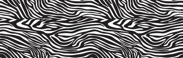 Vector animal print. Zebra ornament. Seamless pattern