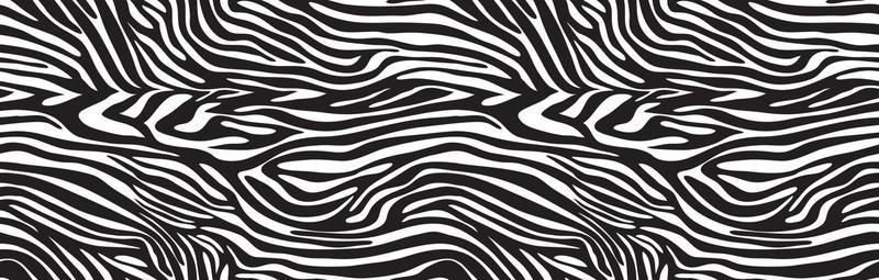Vector animal print. Zebra ornament. Seamless pattern