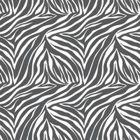 Vector animal print. Zebra ornament. Seamless pattern