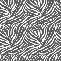 Vector animal print. Zebra ornament. Seamless pattern