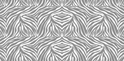 Vector animal print. Zebra ornament. Seamless pattern