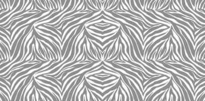 Vector animal print. Zebra ornament. Seamless pattern