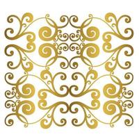 Vector damask vintage baroque scroll ornament swirl. Victorian monogram heraldic shield swirl. Retro floral leaf pattern border foliage antique  acanthus calligraphy engraved tattoo.Tile decor element