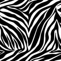 Vector animal print. Zebra ornament. Seamless pattern