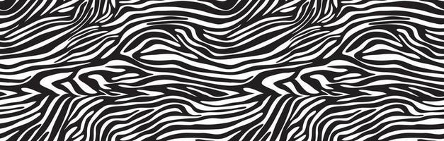 Vector animal print. Zebra ornament. Seamless pattern
