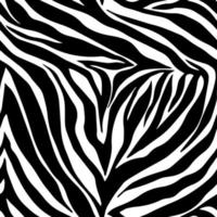 Vector animal print. Zebra ornament. Seamless pattern