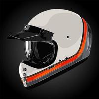 retro helmet vector template ...