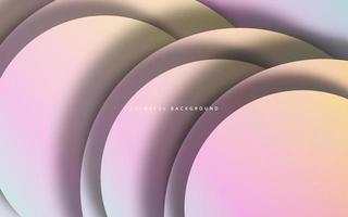 Abstract circle beauty  color background vector