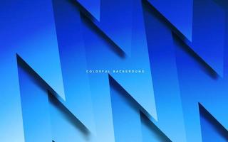 Abstract zigzag shape blue background vector
