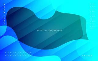 Abstract blue waves blue background vector
