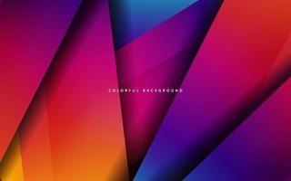 Abstract geometric papercut background vector