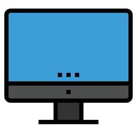 Home Electronics Devices Icon Vector , MONITOR