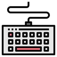 Home Electronics Devices Icon Vector , KEYBOARD