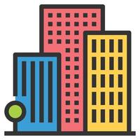 CITY Icon Vector Symbol  Simple Design For Using In Graphics Web Report Logo Infographics