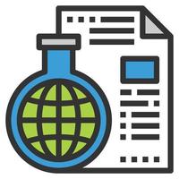 GLOBAL RESEARCH Icon Vector Business Symbol
