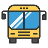 BUS Icon Vector Symbol  Simple Design For Using In Graphics Web Report Logo Infographics