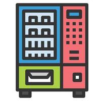 VENDING MACHINE Icon Vector Symbol  Simple Design For Using In Graphics Web Report Logo Infographics