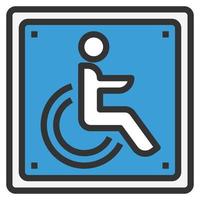 ACCESSIBILITY Icon Vector Symbol  Simple Design For Using In Graphics Web Report Logo Infographics