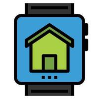 Home Electronics Devices Icon Vector , SMART WATCH