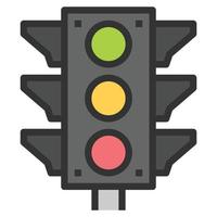 TRAFFIC LIGHT Icon Vector Symbol  Simple Design For Using In Graphics Web Report Logo Infographics