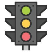 TRAFFIC LIGHT Icon Vector Symbol  Simple Design For Using In Graphics Web Report Logo Infographics