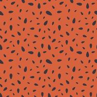 Colorful seamless summer pattern in trendy hues with hand drawn summer elements from watermelon seeds vector