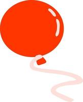 cartoon balloon floating vector