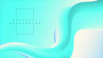 Modern abstract soft blue fluid banner background design vector