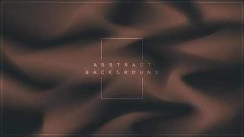 Modern abstract brown fluid background design vector