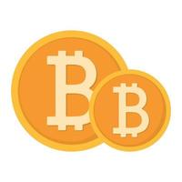 Bitcoin icon clipart logo in vector free download