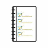 Checklist and To do list Icon Clipart Vector Illustration