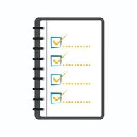 Checklist and To do list Icon Clipart Vector Illustration