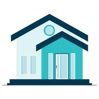 Front View Modern House Vector Image