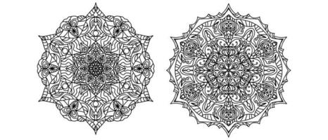 conjunto de patrones islámicos. paquete de motivos geométricos árabes, adorno oriental, adorno indio, motivo persa. plantilla de arte de pared de eid mubarak. vector