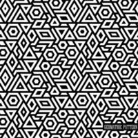 Seamless Geometric Vector Pattern Background