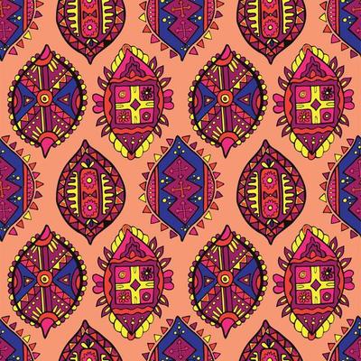 Abstract seamless pattern Wallpaper africaine