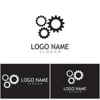 engranaje, logotipo, plantilla, vector, icono, ilustración, diseño vector