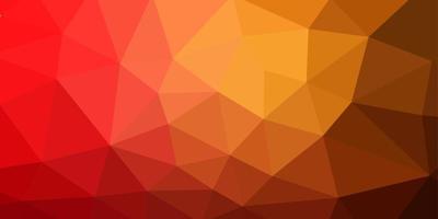 low poly background red to brownn gradient vector
